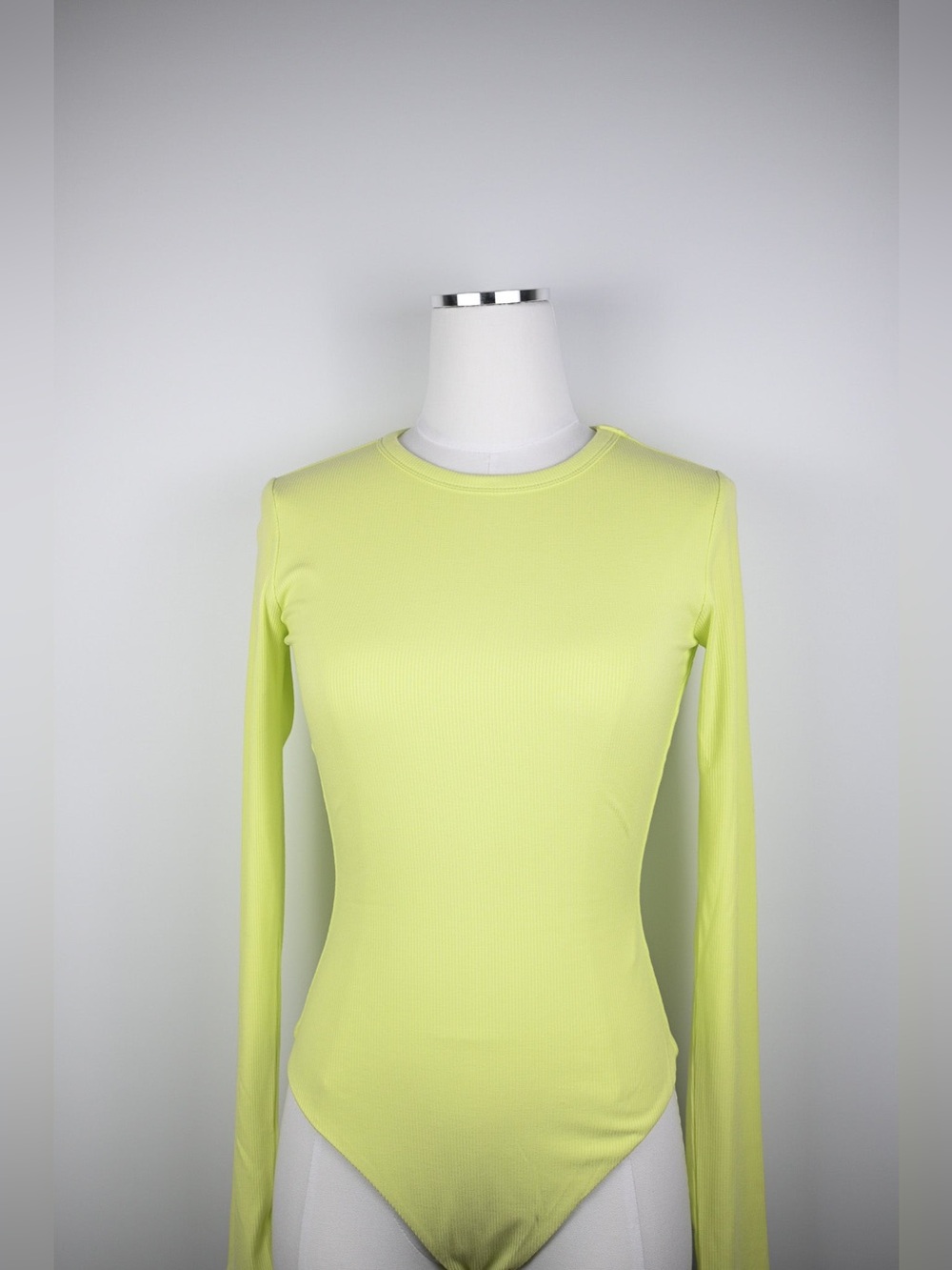 Naked Wardrobe Chartreuse Bodysuit - Picture 5 of 6